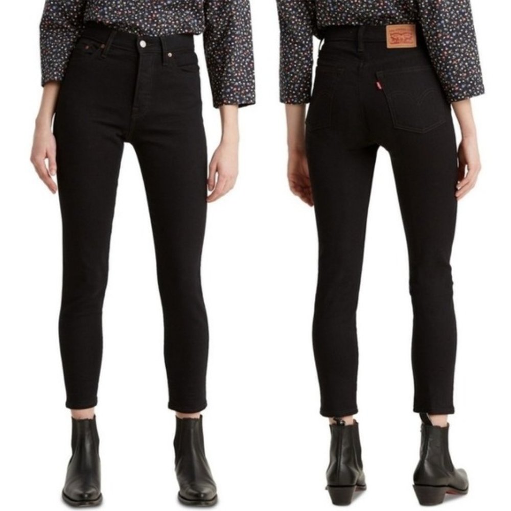 Levi's Black Skinny Wedgie Cheeky Jeans Sz 31